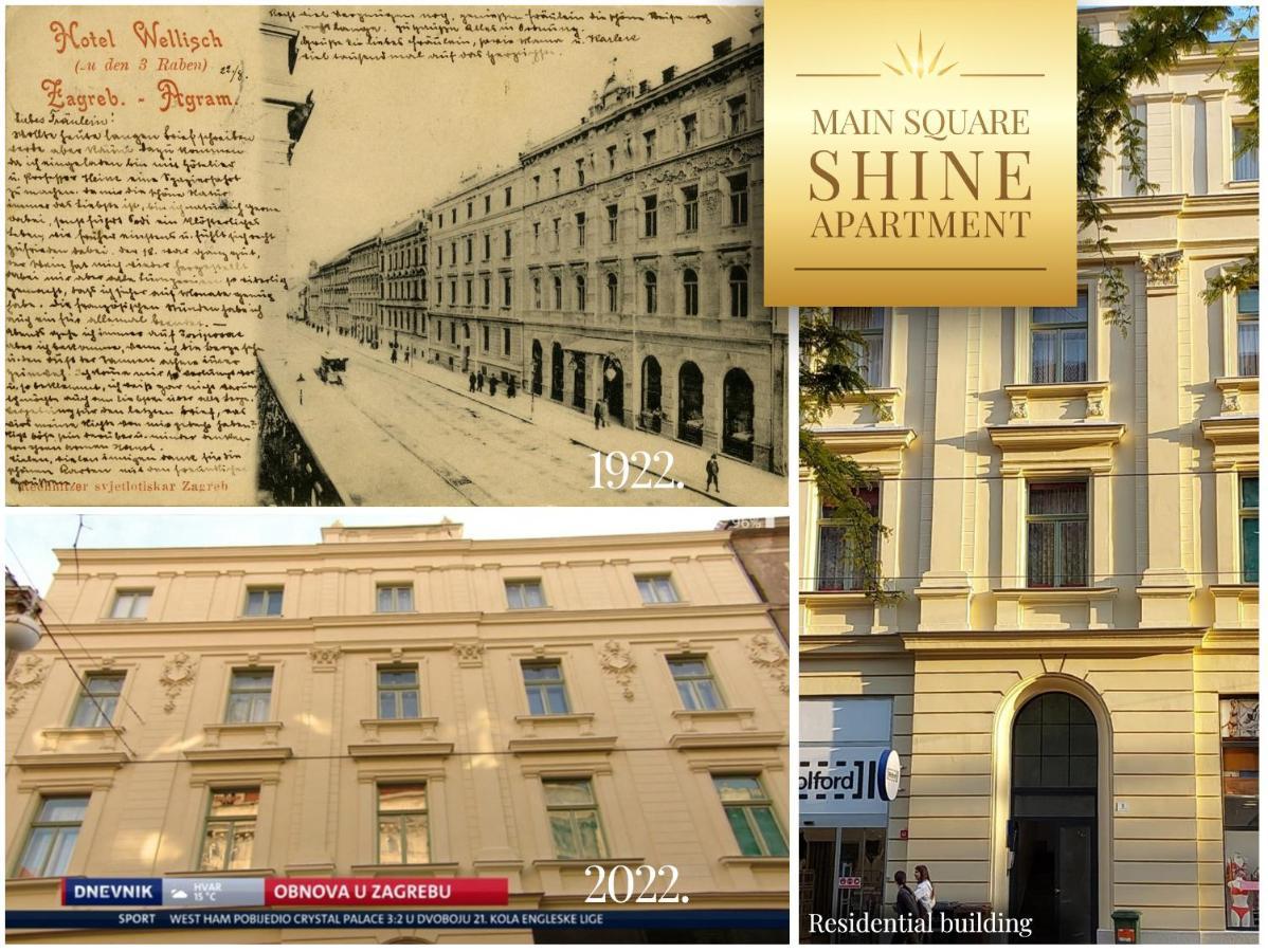Luxurios And Historic Apartment "Shine" - Right On The Main Square Zagreb Dış mekan fotoğraf