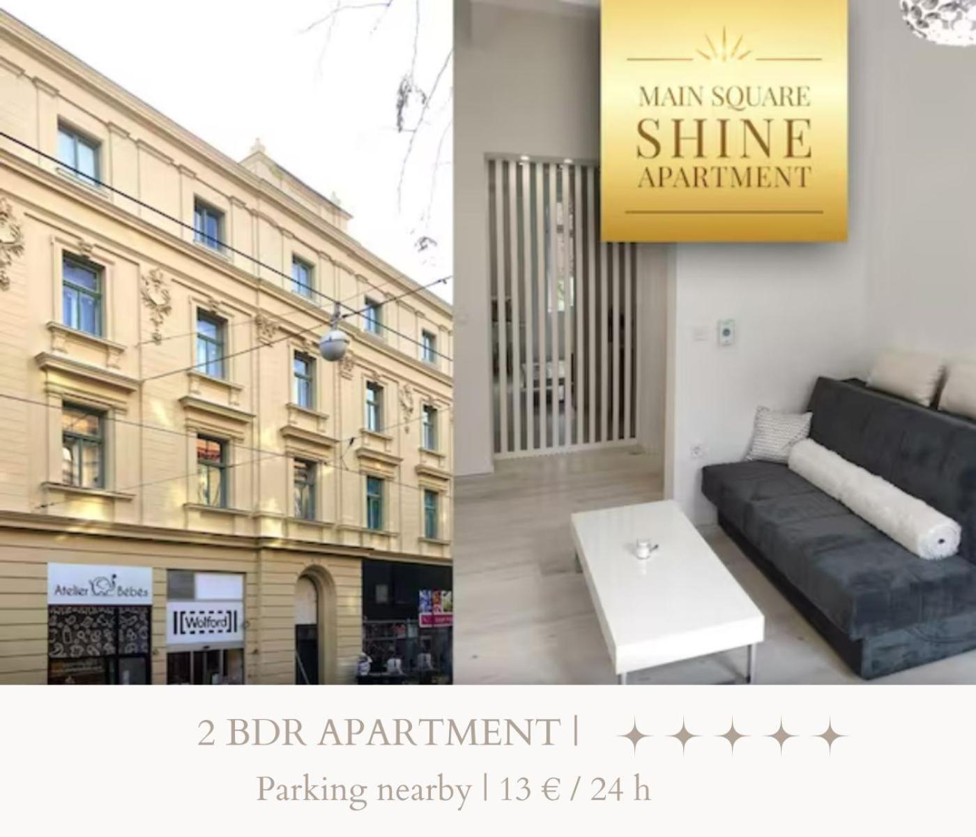 Luxurios And Historic Apartment "Shine" - Right On The Main Square Zagreb Dış mekan fotoğraf